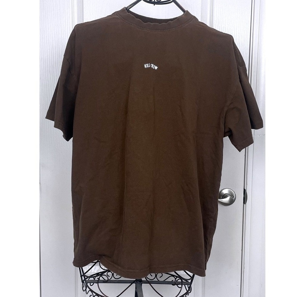 Kill Crew Porrada Series Vol 1 Relaxed Short T-Shirt Tee Brown Small Streetwear